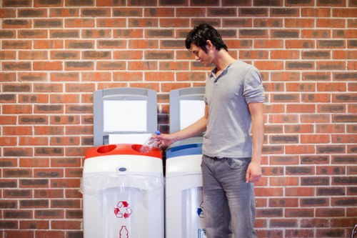 Local workers managing waste clearance efficiently