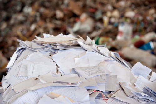 Recycling process at Commercial Waste Tadworth facility